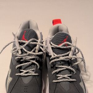 Jordan Athletic Shoes Gray and Red